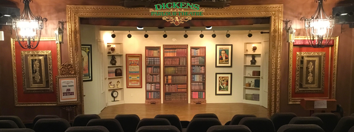 Inside Dickens Parlour Theatre